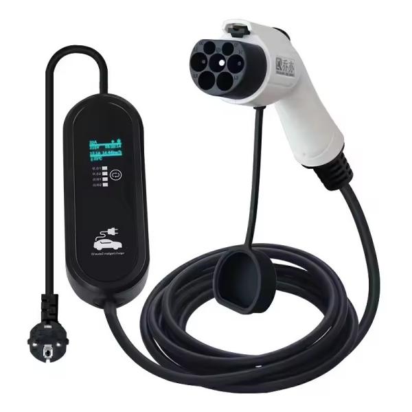 16Amp Rated Current Portable EV Charger for Gbt Electric Vehicles 3.5kw Cable