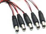9V Battery Snap Clip Connector To DC Male 5.5 2.1mm Jack Plug Power Cable for