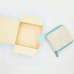 Gold Stamping Logo Custom Packaging Boxes Blue Exquisite Face Cream Cosmetic Box