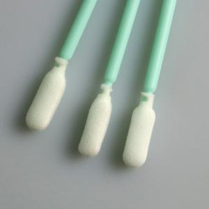 China Dust Free Long Foam Tip Cleanroom Foam Cleaning Swabs For Industrial Use on sale