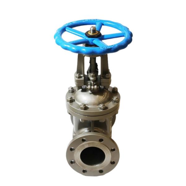 Y Type DN80 PN16 Carbon Steel Industrial Rising Stem Flange Gate Valve with Pipe