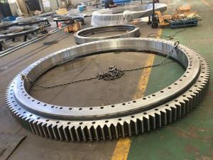 Wholesale Large Size Turntable Internal Gear Slewing Ring Bearing For Deck Crane, Wind Power from china suppliers