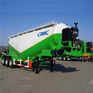 Wholesale Carbon Steel Single Silo 3 Axle 50T Cement Tanker Trailer from china suppliers