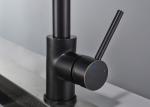 Blacken Kitchen Sink Faucets , ROVATE Industrial Kitchen Faucet For Home