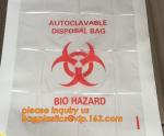 biodegradable biohazard bag/Recycled garbage bag, Polyethylene Biohazard Printed