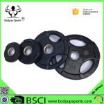 1.25-25kg Rubber Gym Plates , Iron Plates For Gym Precision Weight
