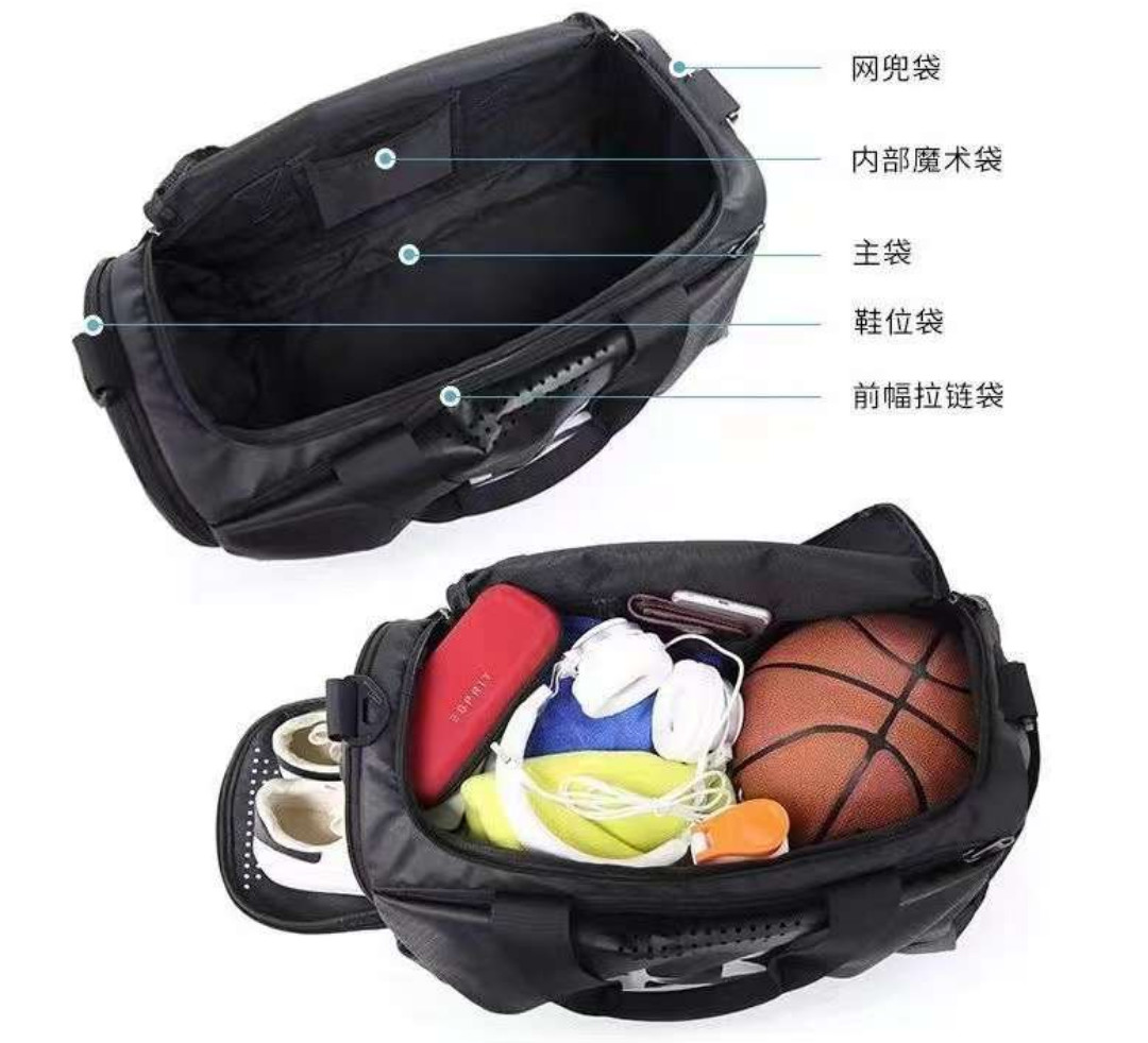 Lightweight Custom Logo Large Capacity Waterproof Cheap Gym Bag Sport Bag