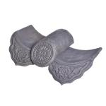 Fireproof Grey Color Chinese Clay Roof Tiles For China Pagoda Garden Building