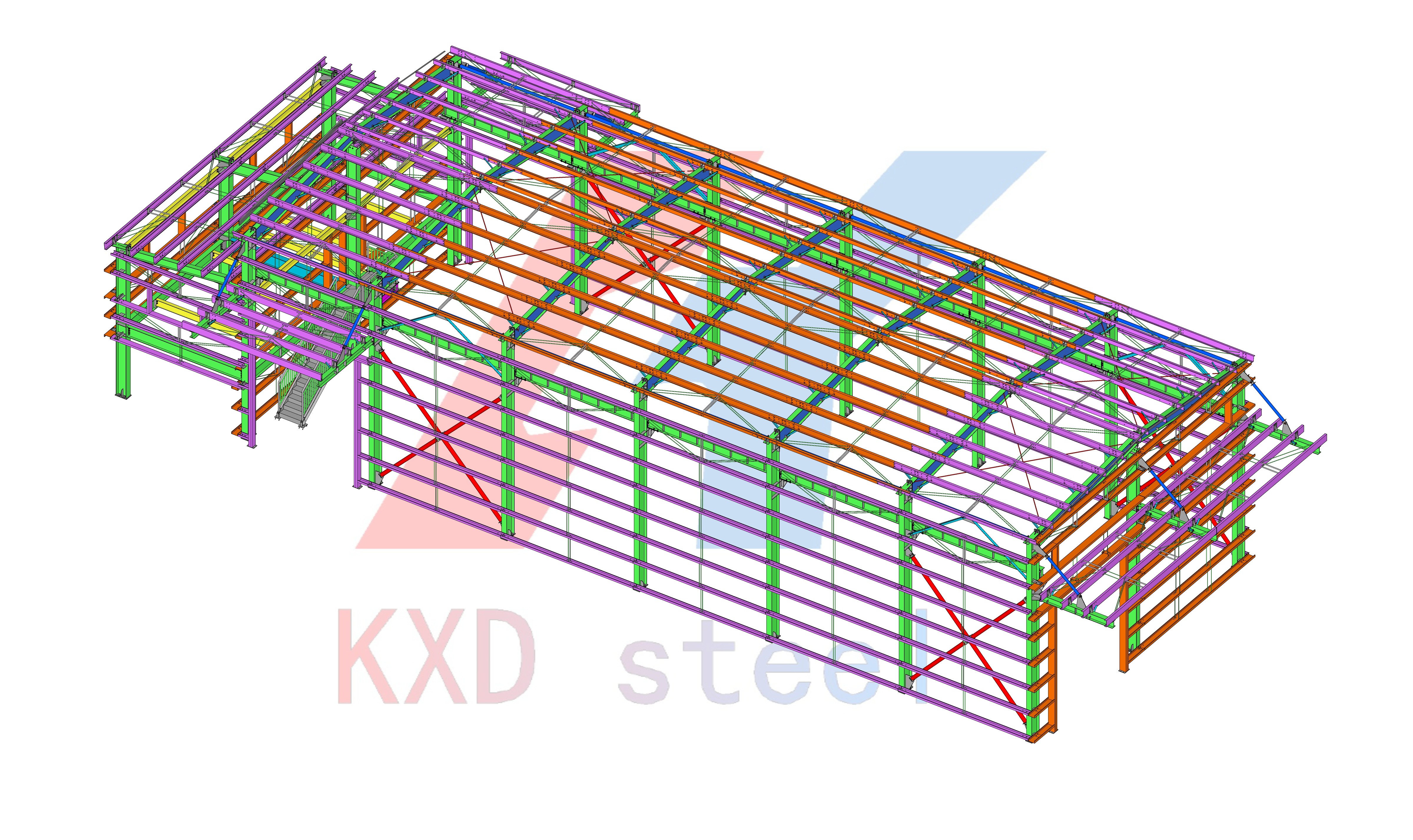 Advance Free Design Architectural Prefab Steel Structure Buildings