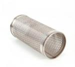 Round Hole 1mm Thick Wire Mesh Water Filter , Stainless Steel Filter Element