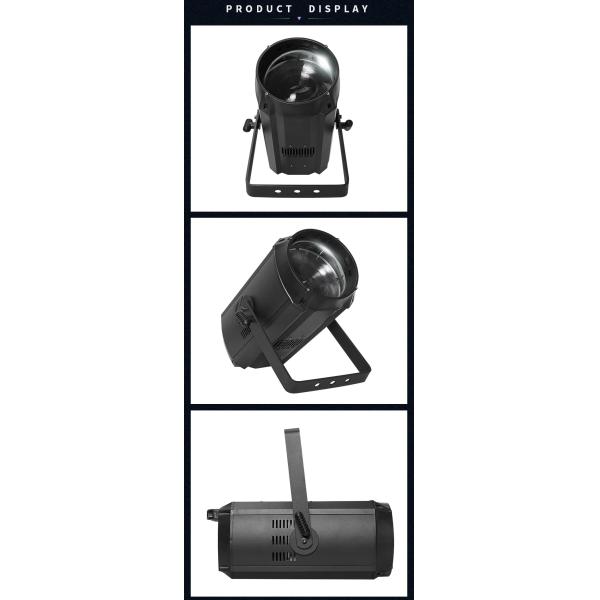 Warm White / Cool White IP20 2 In1 200w/300w LED COB DMX Par Light With Zoom