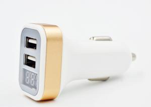Wholesale Fast Multiple Electric Car Charger Adapter Dual USB Ports Car Plug LED Light For Sumsang Iphone from china suppliers