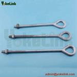 Hot dip galvanized Forged oval eye bolt
