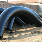 Heavy Duty Q235 Carbon Steel 180 Degree Bend Radius For Pipeline