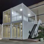 Office Sandwich Panel House Prefabricated Container Restaurant with Kitchen