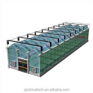 Wholesale Galvanized Steel Frame Glass Covered Agriculture Greenhouse with Installation Drawing from china suppliers