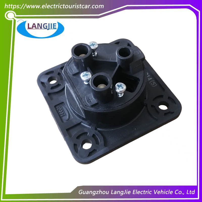 Electric Sightseeing Car Patrol Car LVTONG 48V Genuine Black Charger Socket