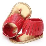 New fashion high quality infant Canvas Tassel First walker PU baby shoes for Boy
