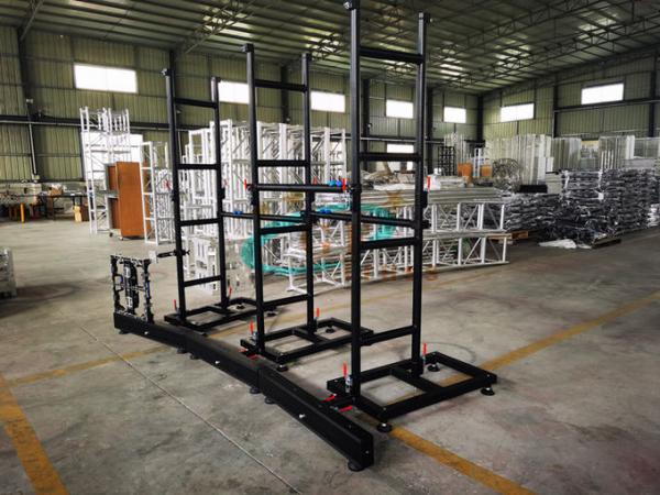 Indoor Aluminum Alloy 6061 T6 LED Screen Truss System Ground Support for LED Display Cabinet 5
