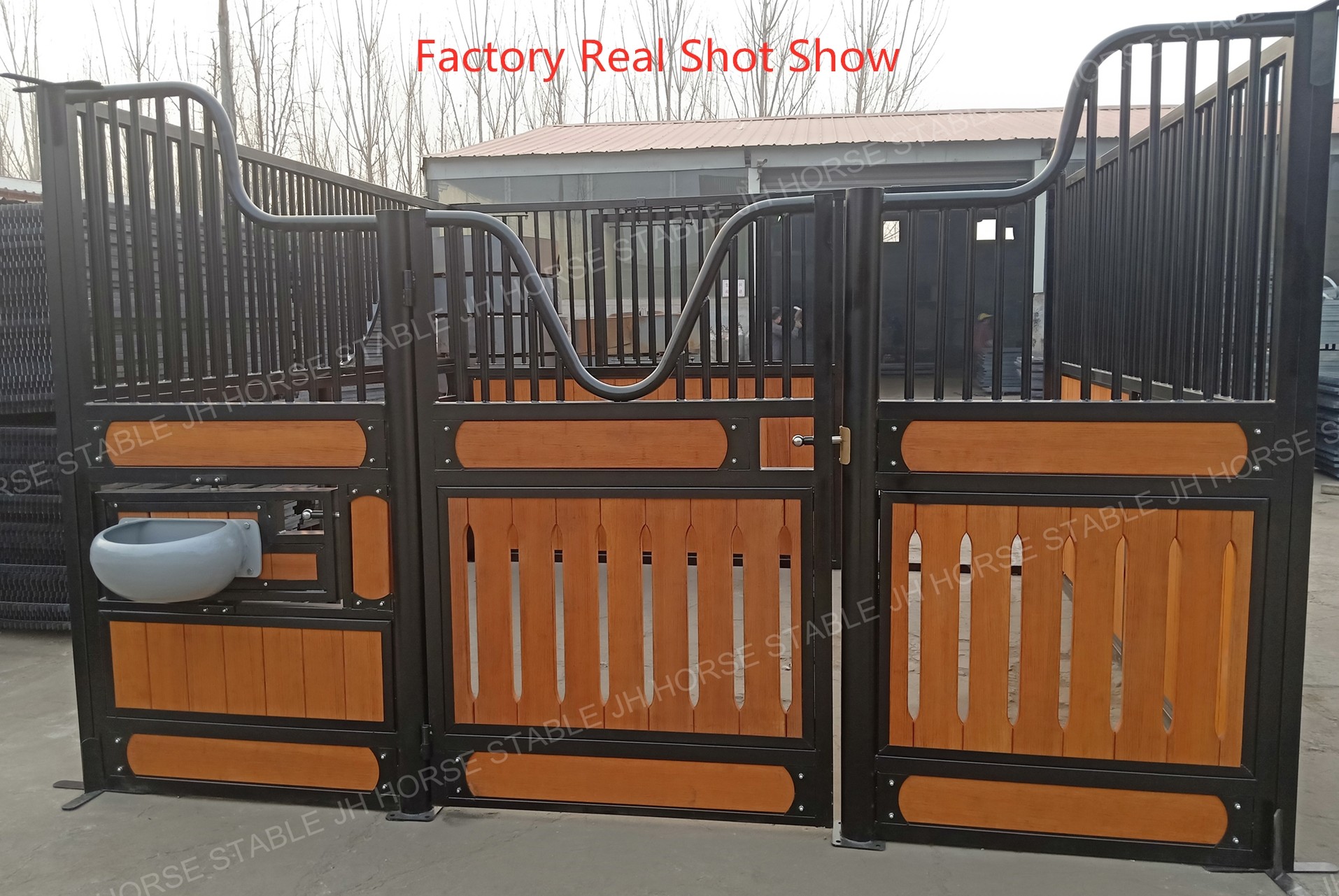 Swing Door Kit Bamboo Slat European Horse Stalls
