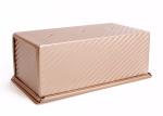 RK Bakeware China Foodservice NSF Gold Nonstick Aluminum Loaf Pans Corrugated