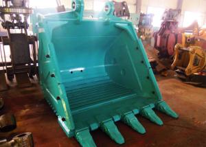 China 1800kg Excavator Rock Bucket Reinforced Structure With Bucket Tooth Ears on sale
