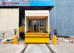 Steel Automated Rgv Rail Guided Vehicle Railway Flat Wagon