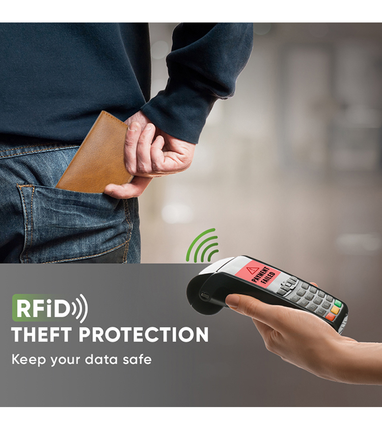 Colorful PU Magnet Card Name Promotion Wallet with RFID Blocking and Acceptable OEM ODM