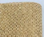 Whosale Price 1.4m Width Hollow Cork Fabric style by Yard in Nature Color for