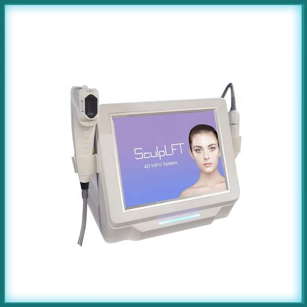 Skin Liftting HIFU Face Lift Machine Anti Puffiness Dual Handle With 10.4 Inch