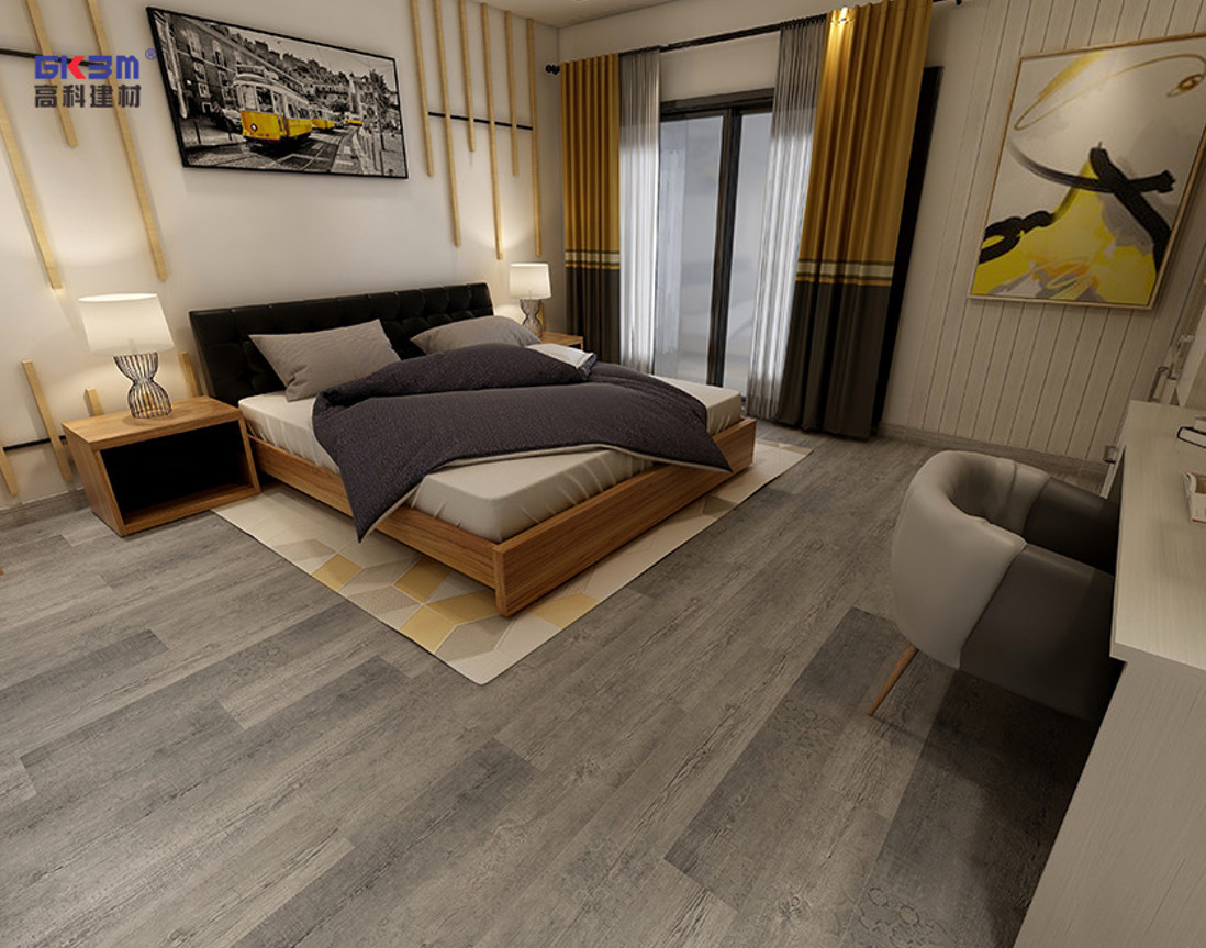 Eco Friendly SPC Flooring 4mm Waterproof Nostalgic Gray Oak GKBM Greenpy SY-W1009