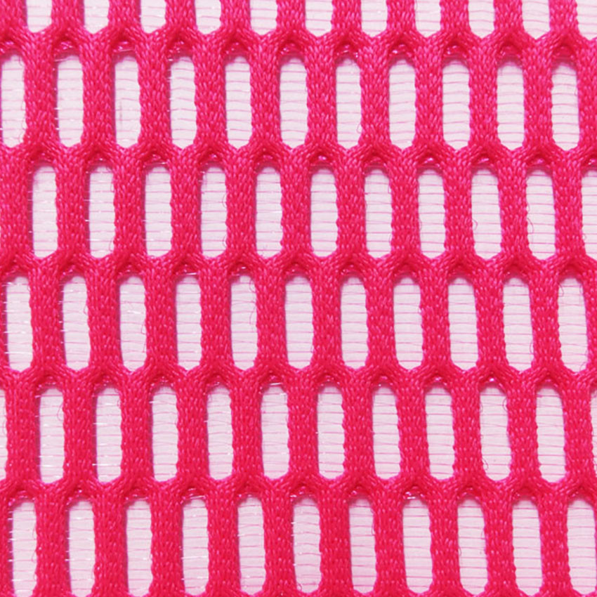 Airmesh Knitted Abrasion Resistant Spacer Mesh Fabric 100% Polyester Double Sided