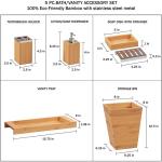 Sustainable Bamboo Bathroom Organizer Storage Unit Custom