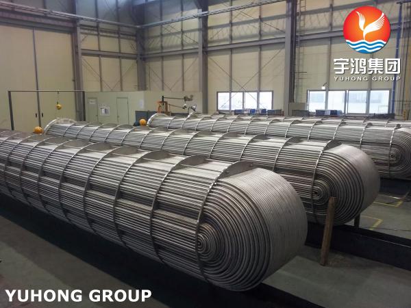 Tube Bundle Assembly for Heat Exchanger, Material in Stainless Steel/Copper