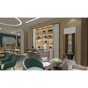 Wholesale Custom Luxury Jewelry Store Showcase Furniture Electroplated Brushed from china suppliers