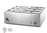 220-240V 50Hz Electric Bain Marie Soup Warmer Stainless Steel For Restaurant