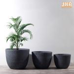 Outdoor Planters Fiber Clay Flower Pots Patio Planters MGO Pot Planter Set Resin
