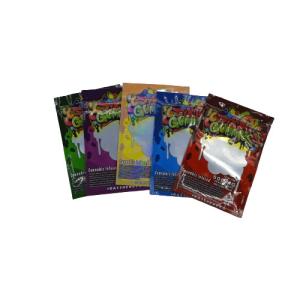 Wholesale 25G Mylar weed Bags Sealed On Three Sides With Child Proof Locks from china suppliers
