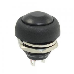 China Black Color Round Button Switch , Push Button Starter Switch For Gas Cooker on sale