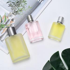 Wholesale Luxury Recyclable 30ml 50ml 100ml Frosted Glass Perfume Bottle With Pump Spray Cap from china suppliers