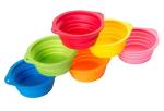 450ml Collapsible Pet Bowls Silicone Dog Bowl Folding Puppy Food And Water Bowls