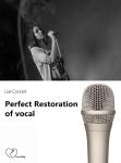 Metal Mesh Head wired Studio Condenser Microphone 23.5mm*180mm