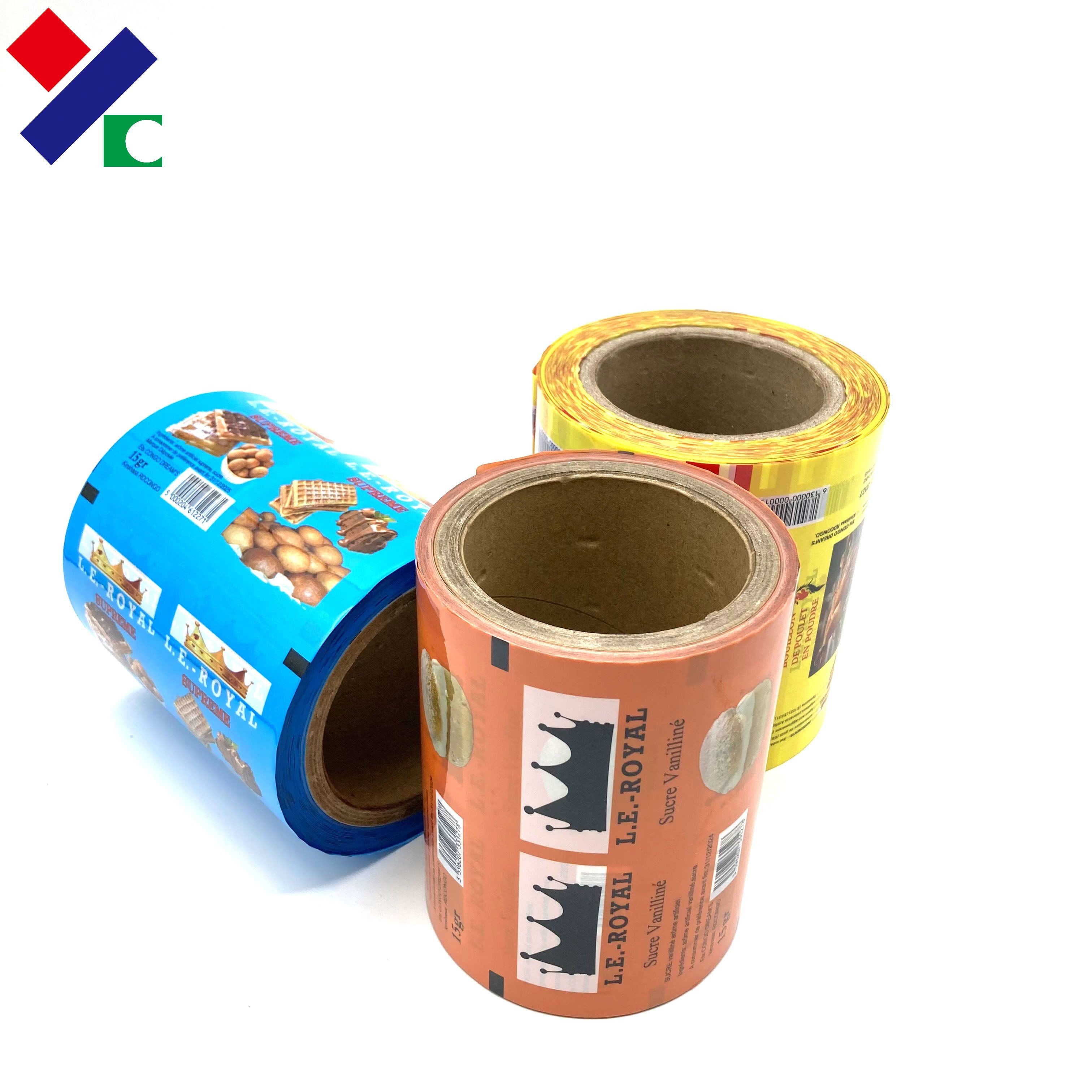 Potato Chips Biscuit Cookies Snack Food Packaging Film Roll Plastic Material
