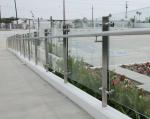 Outdoor Architectural Glass Panels With Polished Edges Transparent