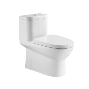 Wholesale Round Bowl 1.1GPF One Piece Toilets Siphon Flush 4L from china suppliers