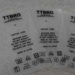Customized High Quality Clothing Transfer Label Thermal Transfer Label Printing