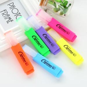 Wholesale Six Color Fluorescent Highlighter Pen Large Capacity Marker Pen Coloring Marking from china suppliers