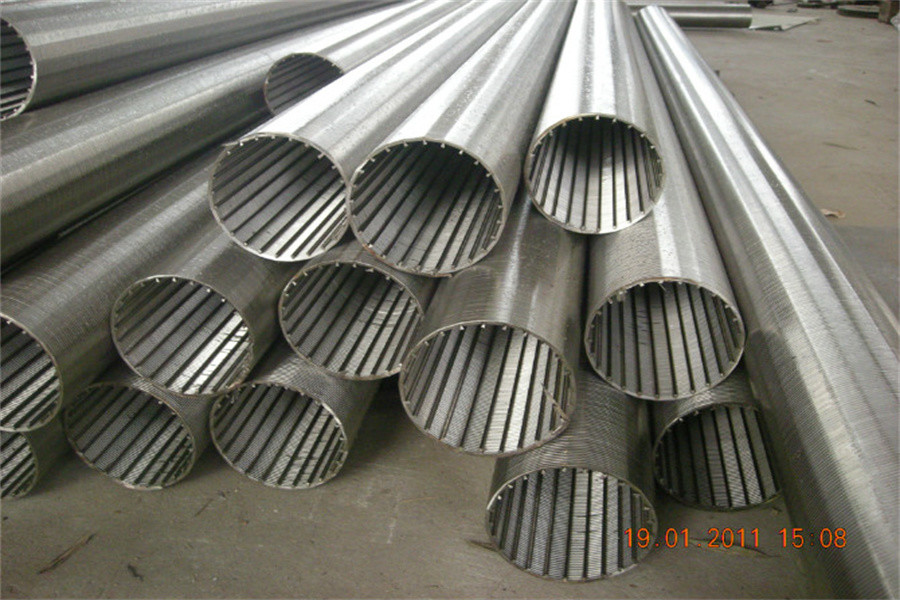 Continuous Slot V Wire Wrap Water Well Screens 3-1/2" To 14"