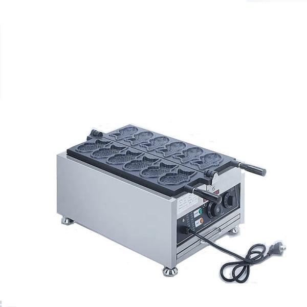 Korean Fish Cake Commercial Electric Taiyaki Waffle Maker with 18 KG Stainless