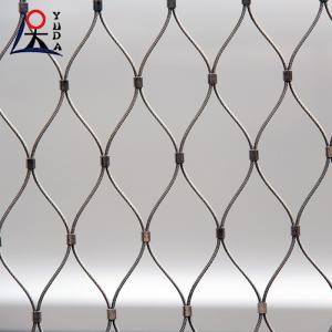 China 316 Stainless Steel Wire Rope Mesh Flexible Wire Mesh Netting on sale